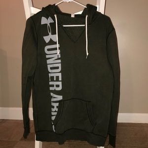 Army Green Under Armour Lightweight Hoodie